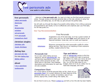 Tablet Screenshot of free-personals-ads.com